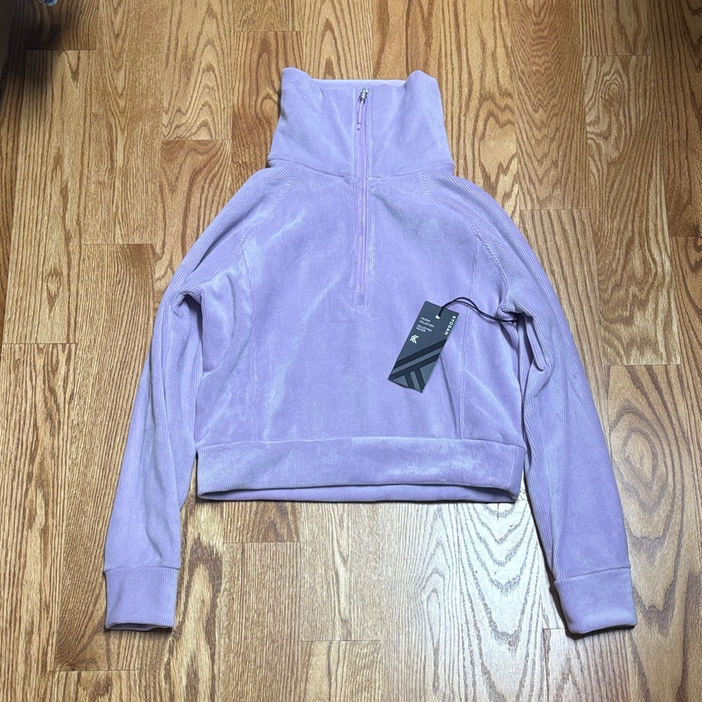 Kyodan Lavender Quarter-Zip Women's Sweatshirt